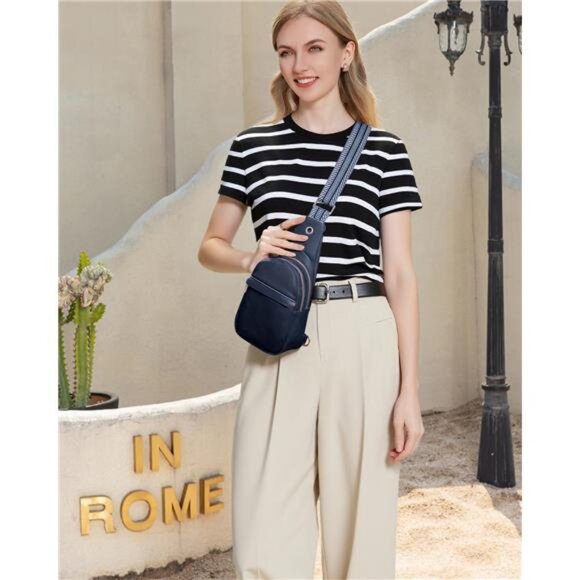 Sling Bags, Small Crossbody Bags Navy Blue - Picture 2 of 7